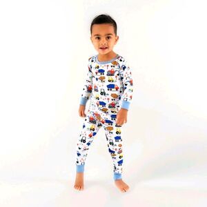 Little Sleepies Sleep Construction Two-Piece Pajama Set Toddler 2t